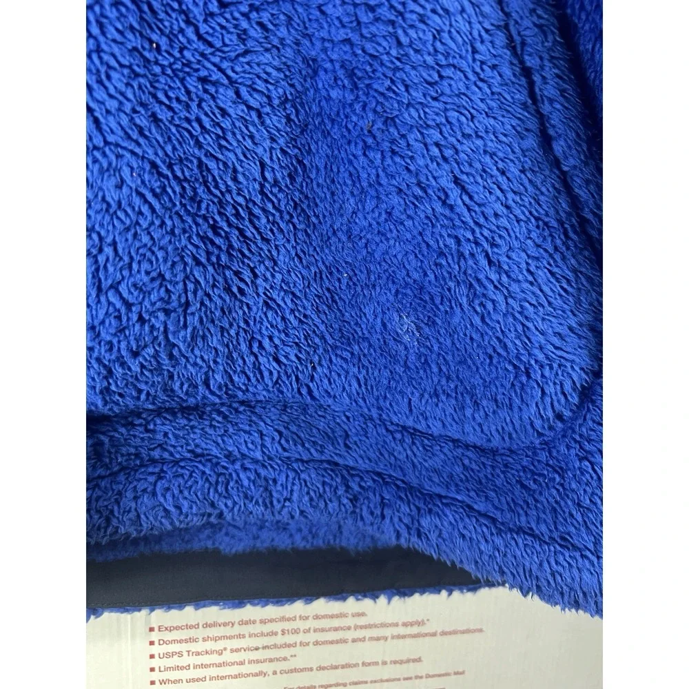 The North Face Campshire Pullover Royal Blue Center Pocket‎ Sherpa Men's XL